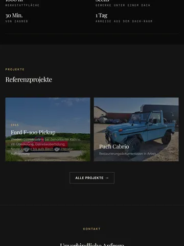 Imperial Motorworks Multilingual Premium Website for a Classic Car Manufactory – Multilingual Reach & Visibility (Tablet)