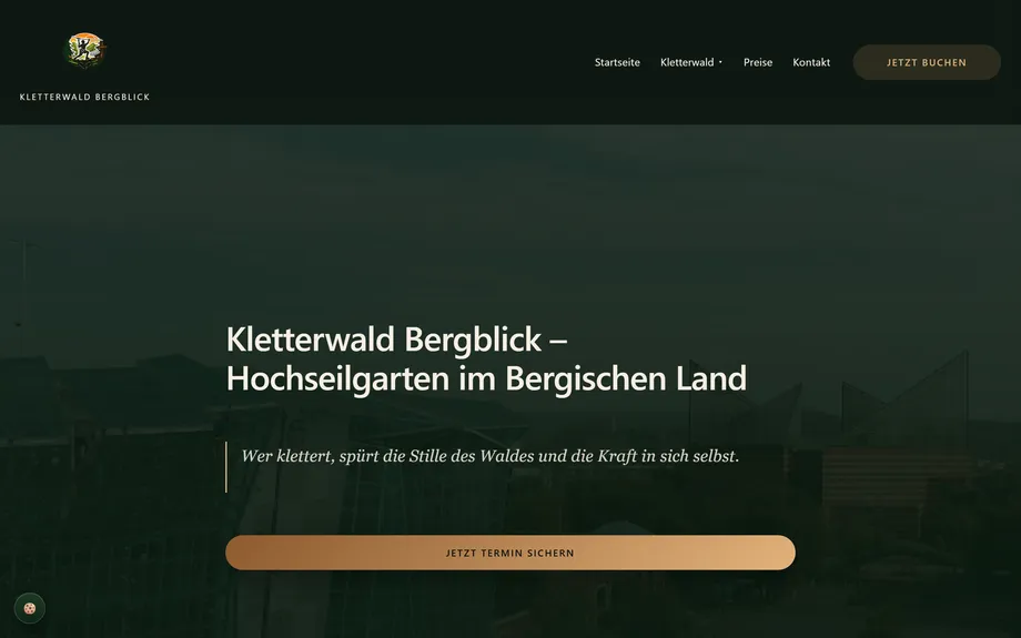 Strategic Website Architecture for Local Visibility & Conversion – Project Overview (Desktop)