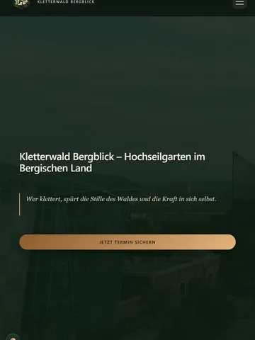 Strategic Website Architecture for Local Visibility & Conversion – Project Overview (Tablet)