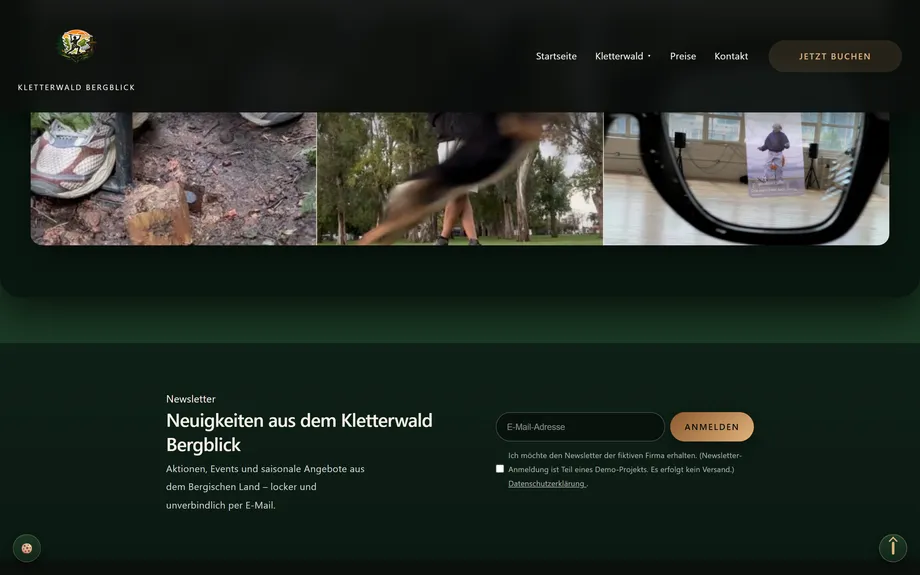 Strategic Website Architecture for Local Visibility & Conversion – UX & Conversion Focus (Desktop)