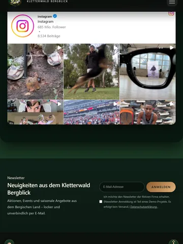 Strategic Website Architecture for Local Visibility & Conversion – UX & Conversion Focus (Tablet)