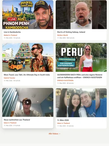 Thailand Vloggers Creator Discovery Platform for Travel YouTube Channels – Strategy & Architecture (Tablet)